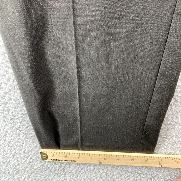 Ralph Lauren Dress Pants Adult 34x30 Grey Classic Blue Label Trouser Preppy Mens - Picture 6 of 13